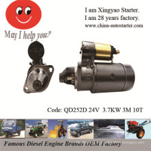 24V 4.5kw Quanchai Peças do Motor Diesel ---- Motor Starter (QD252)